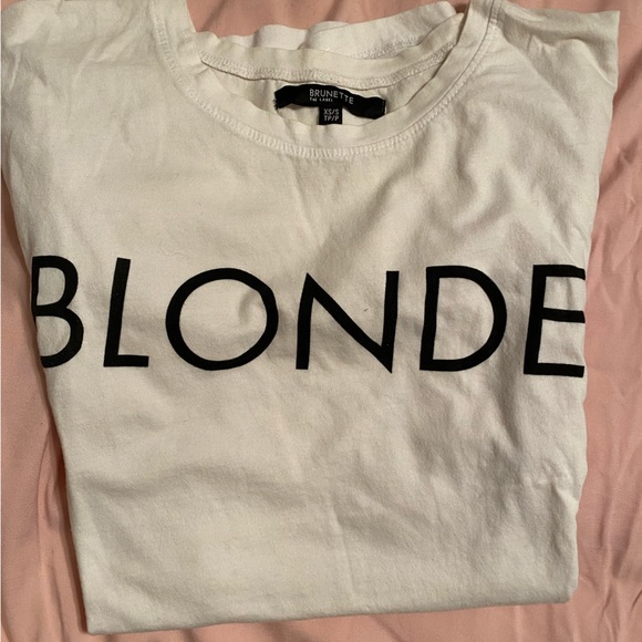 Brunette the Label Blonde T Shirt - Picture 2 of 3